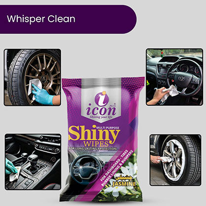 Icon Plus Multipurpose Shiny Wipes (10pcs) - Shine On-The-Go!
