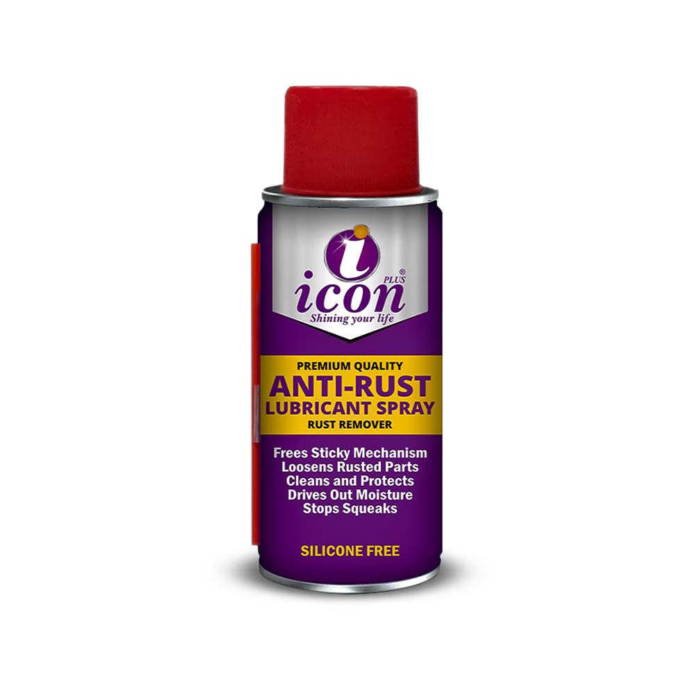 Icon Plus Anti-Rust Spray – protects metal surfaces from rust and corrosion for cars, motorcycles, and industrial equipment
