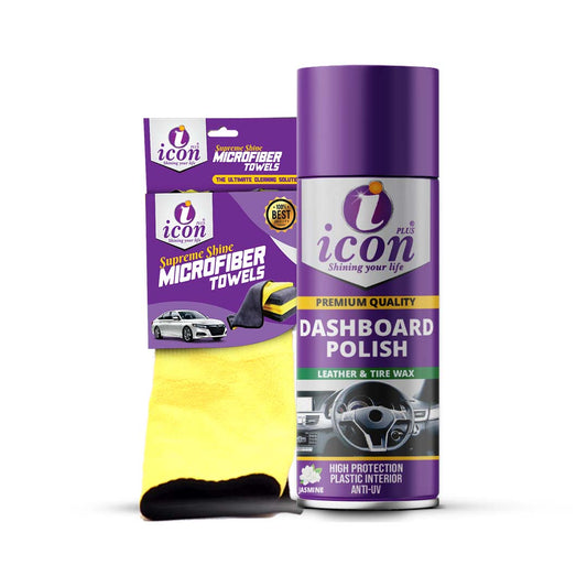 Icon Plus Extra Clean Bundle – powerful multi-product car cleaning kit for deep cleaning, shine, and complete vehicle detailing.