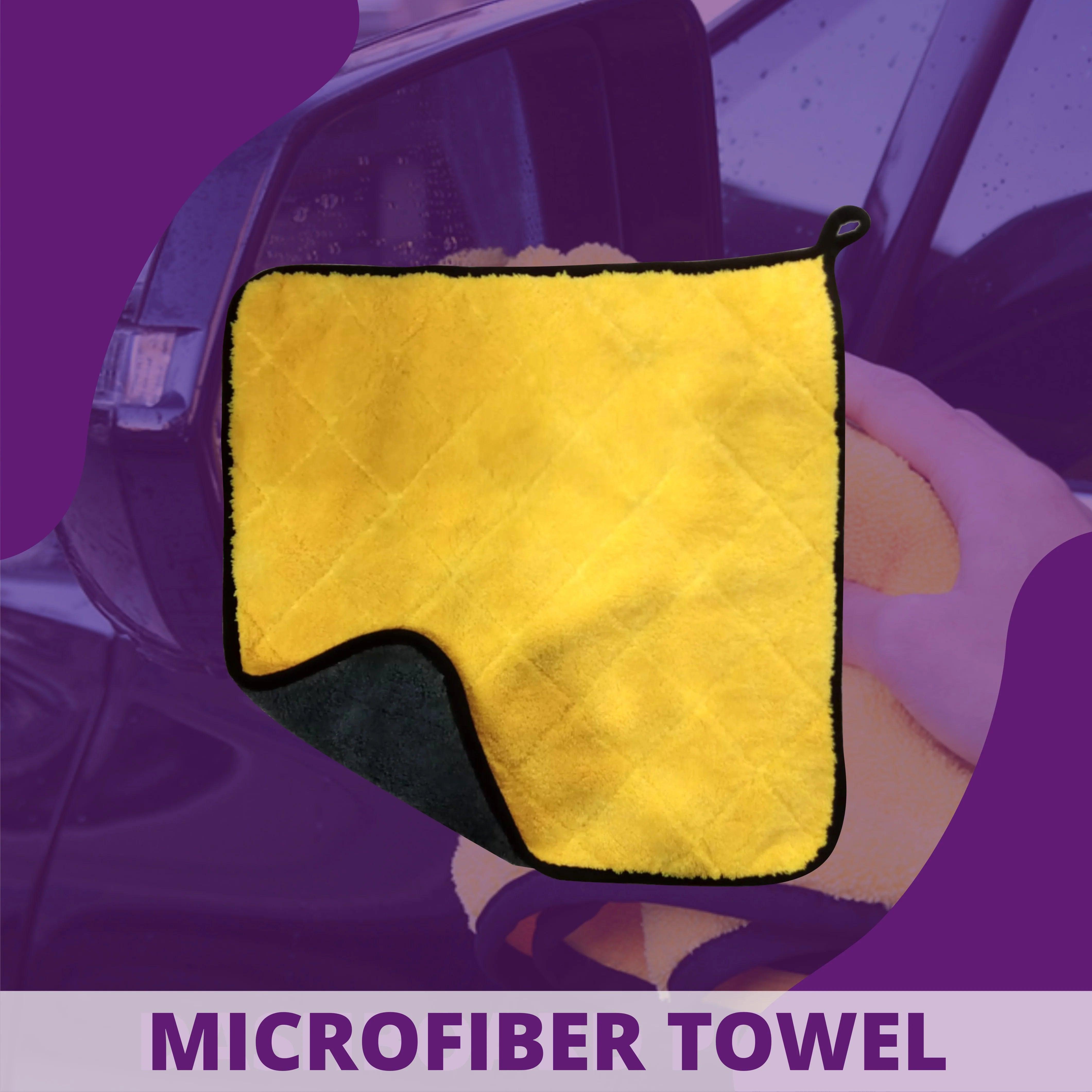 Microfiber Cloth Yellow fur 40*40 | 800 GSM - Icon Plus International