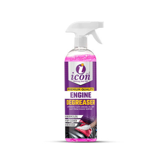 Engine degreaser spray for cars, removes oil, grease, and grime from engine parts, ensuring a clean and well-maintained engine.