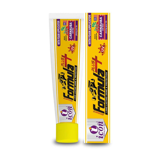 "Icon Plus Premium Furniture Polish – restores, shines, and protects wooden surfaces for long-lasting finish