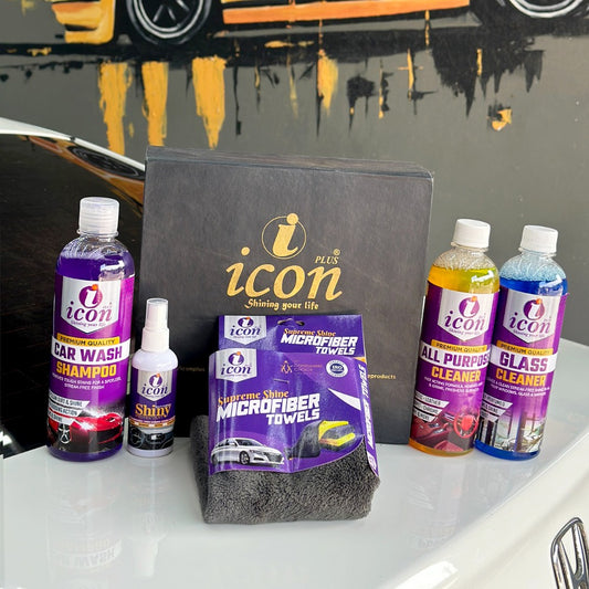 Icon Plus Pack of 5 Shine Bundle | Complete Car Cleaning & Shine Kit