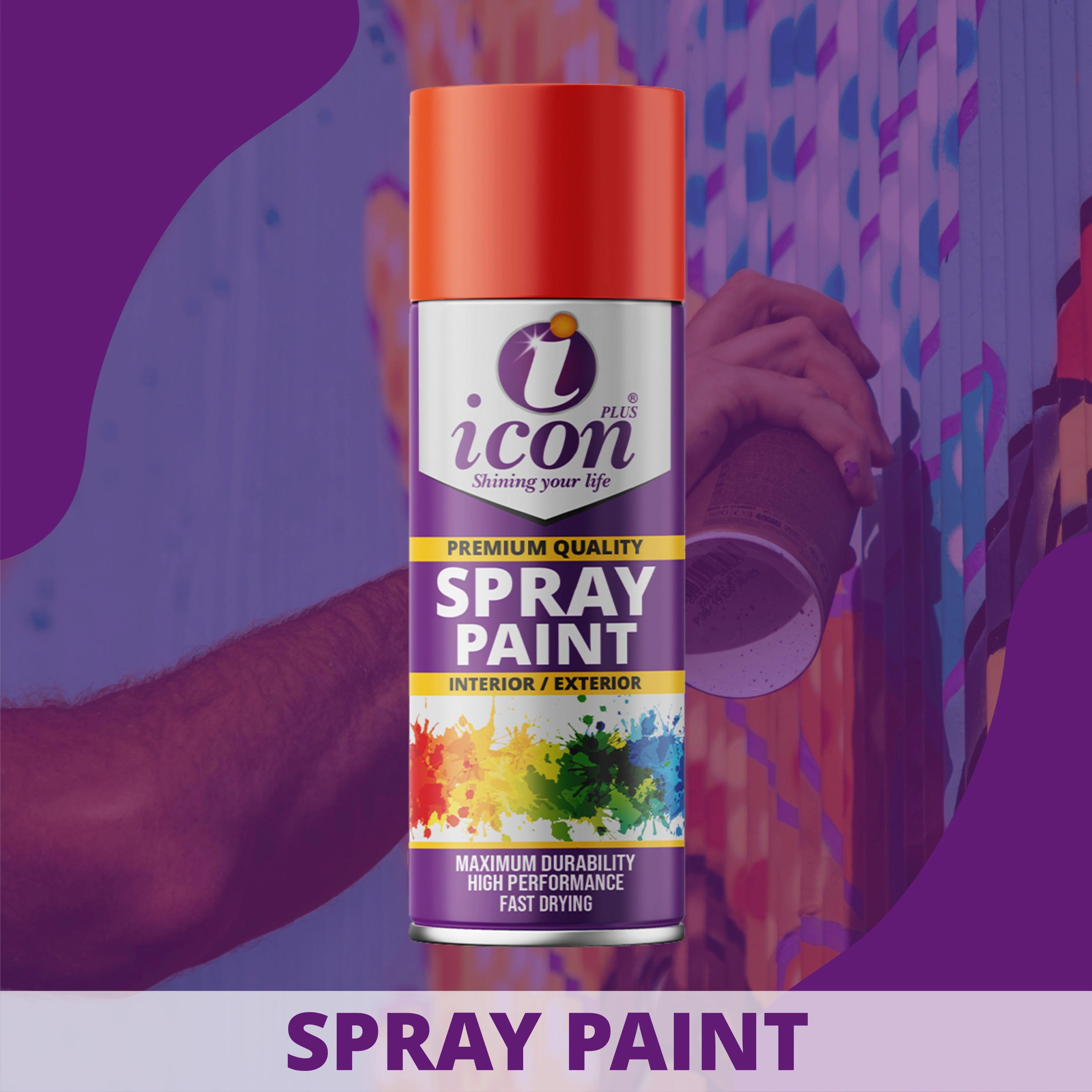 Orange Red Spray Paint 300ml - Icon Plus International