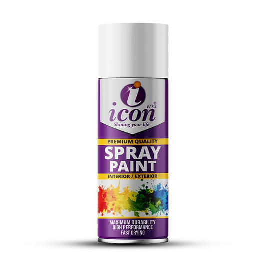 Icon Plus White Spray Paint 300ml: Crisp, Clean Color for Any Surface