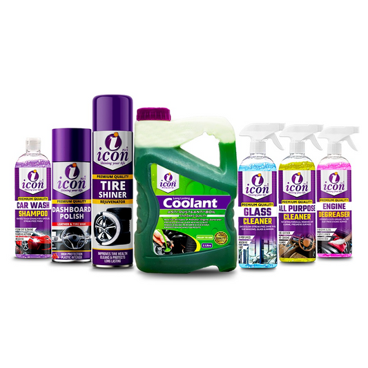 Icon Plus Car Care Kit with coolant