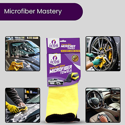 Icon Plus Microfiber Cloth – Ultra-Soft, Lint-Free Cleaning & Detailing Towel