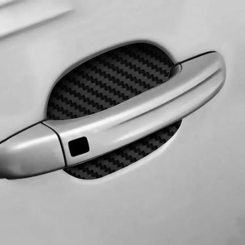4 Pcs-Set Car Door Sticker Carbon Fiber Scratches Resistant Cover