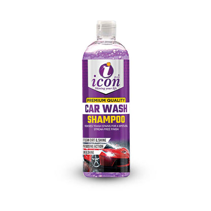 Premium car shampoo for all vehicles, removes dirt and grime, gently cleans paint, and restores shine without scratching surfaces.