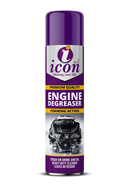 Engine degreaser spray for cars, removes grease, oil, and grime, cleans engine parts effectively, and helps maintain optimal engine performance.