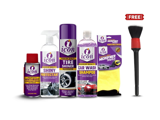 Icon Plus Monsoon Bike Care Bundle – 6-in-1 Maintenance Kit