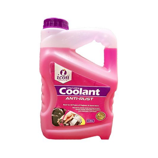 ICON PLUS ANTI-RUST COOLANT. It as a corrosion inhibitor for cooling systems. anti freeze anti rust anti boil anti foam best for car engine best for car radiator more efficent then water