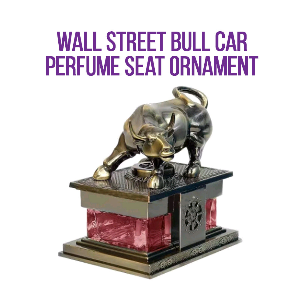 Wall Street Bull Car Perfume Seat Ornament