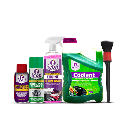 Icon automotive care products engine care engine safety engine coolant best coolant anti rust coolant high mileage best engine coolant 