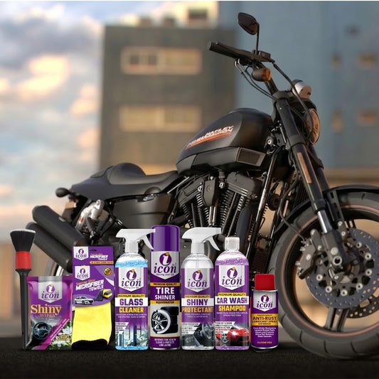 Icon Plus 8-in-1 Bike Care Kit – Complete Detailing Bundle