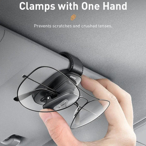 Car Sunglasses Holder Sun Glasses Clip Auto Sunglass Organizer Car Sun Glass Storage