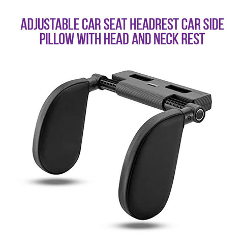 Adjustable Car Seat Headrest Car Side Pillow With Head And Neck Rest