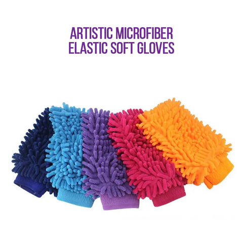 Artistic Microfiber Elastic Soft Gloves