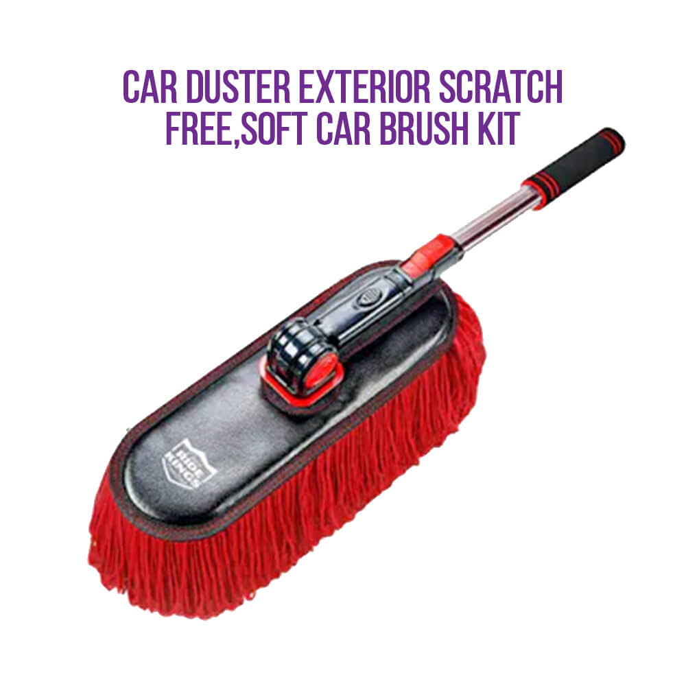 Car Duster Exterior Scratch Free | Soft Car Brush Kit