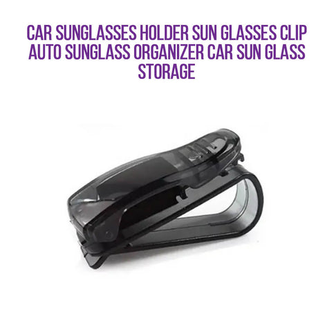 Car Sunglasses Holder Sun Glasses Clip Auto Sunglass Organizer Car Sun Glass Storage