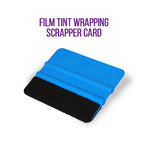 Film Tint Wrapping Scrapper Card