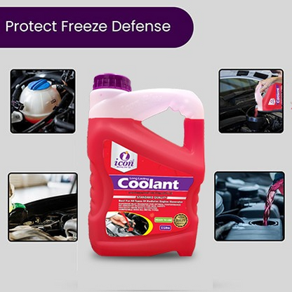 Icon Plus Anti-Freeze Coolant 1L for Asian vehicles with POAT technology